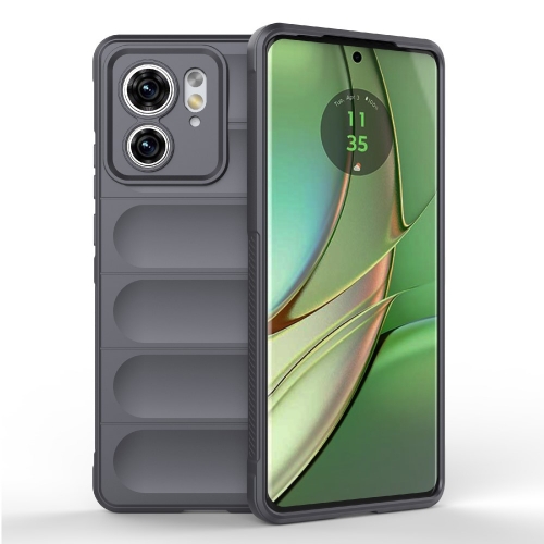 Силиконов калъф Wear-resistant за Motorola Edge 40 5G, Тъмно сив