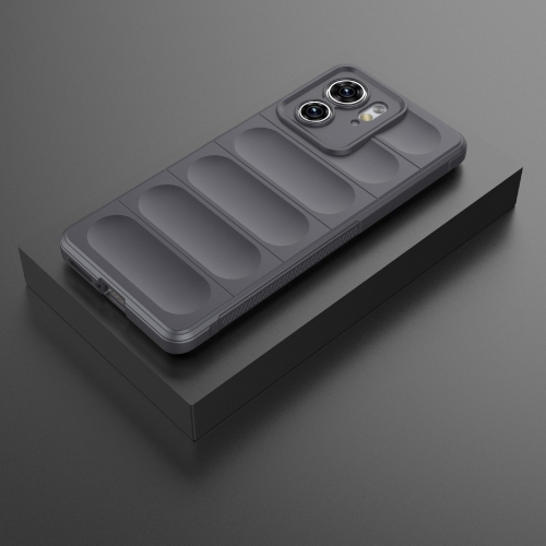 Силиконов калъф Wear-resistant за Motorola Edge 40 5G, Тъмно сив