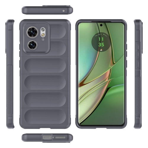 Силиконов калъф Wear-resistant за Motorola Edge 40 5G, Тъмно сив