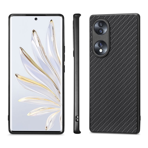 Удароустойчив калъф Carbon Anti-drop за Huawei Honor 70 5G, Черен