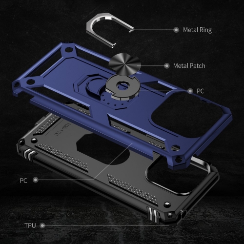 Удароустойчив Калъф Hybrid Cover за Xiaomi Redmi 12C, Син