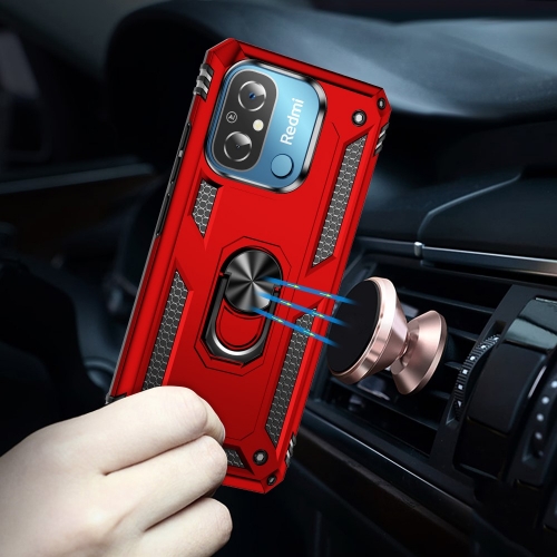 Удароустойчив Калъф Hybrid Cover за Xiaomi Redmi 12C, Червен