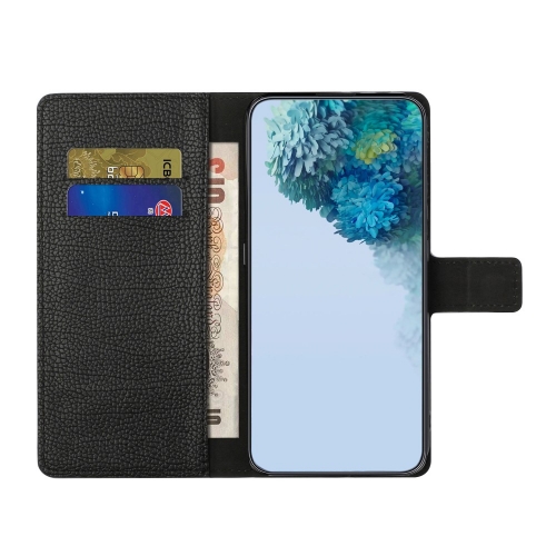 Калъф Тефтер Litchi Texture за Huawei Honor 90 Lite 5G/X50i 5G, Черен