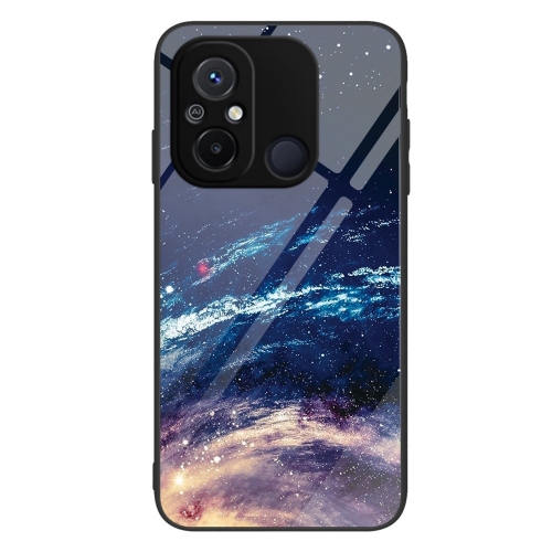 Калъф Glass за Xiaomi Redmi 12C / Redmi 11A, Космос
