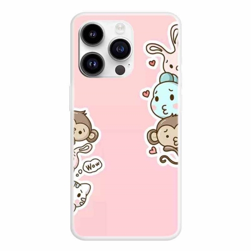 Силиконов калъф за iPhone 15 Pro, Анимирани герои