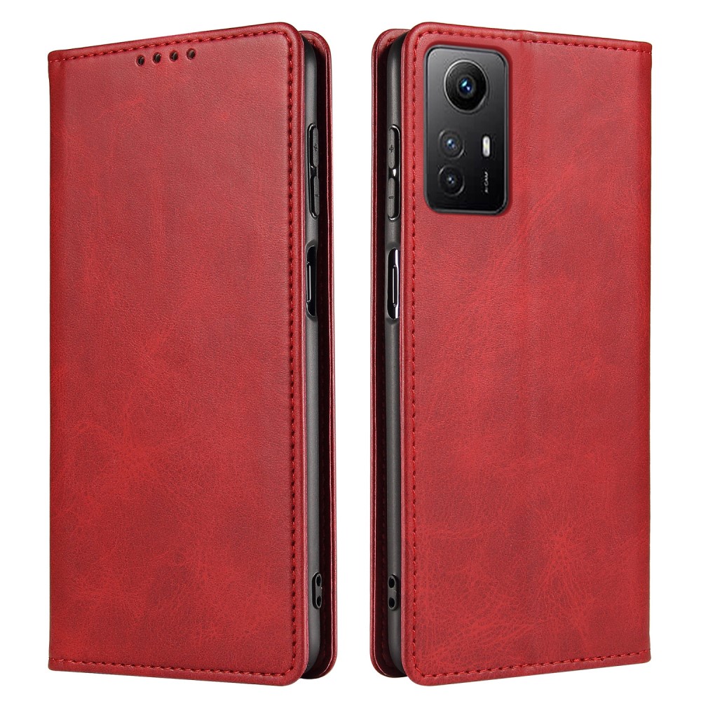 Калъф тефтер Wallet Calf Texture за Xiaomi Redmi Note 12S 4G, Червен