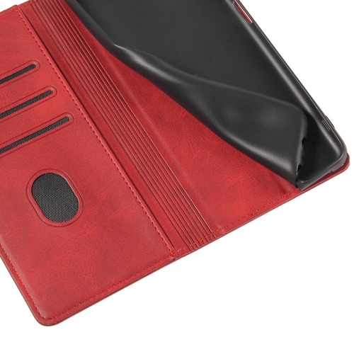 Калъф тефтер Wallet Calf Texture за Xiaomi Redmi Note 12S 4G, Червен