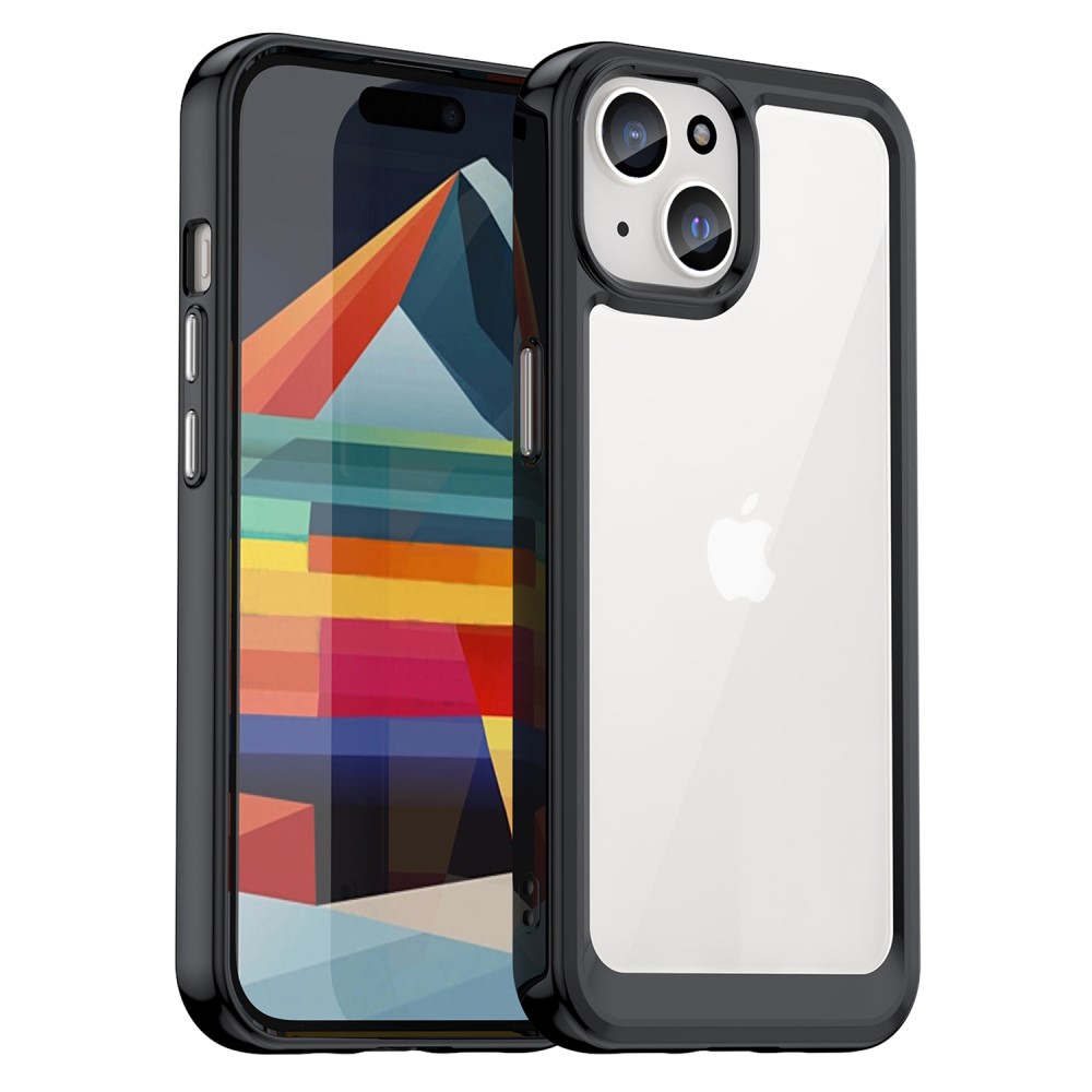 Удароустойчив калъф Shockproof за iPhone 15, Черен