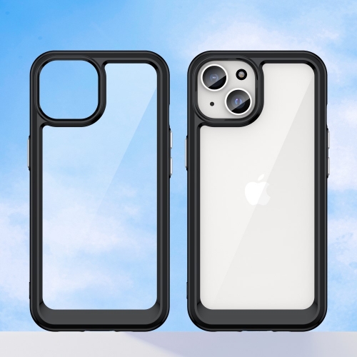 Удароустойчив калъф Shockproof за iPhone 15, Черен