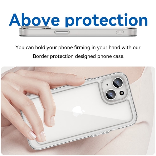 Удароустойчив калъф Shockproof за iPhone 15, Прозрачен