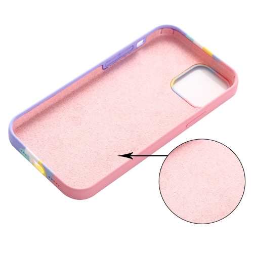 Удароустойчив калъф Rainbow Design за iPhone 15 Pro, Розова дъга