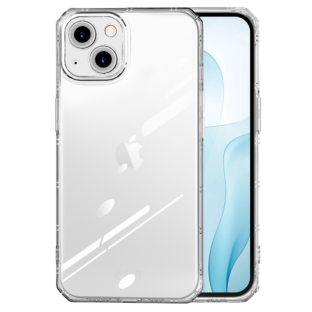 Силиконов калъф Armor Antishock за iPhone 15 Plus, Прозрачен