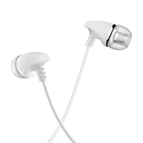 Слушалки с микрофон BOROFONE BM25, Sound Edge, Бял