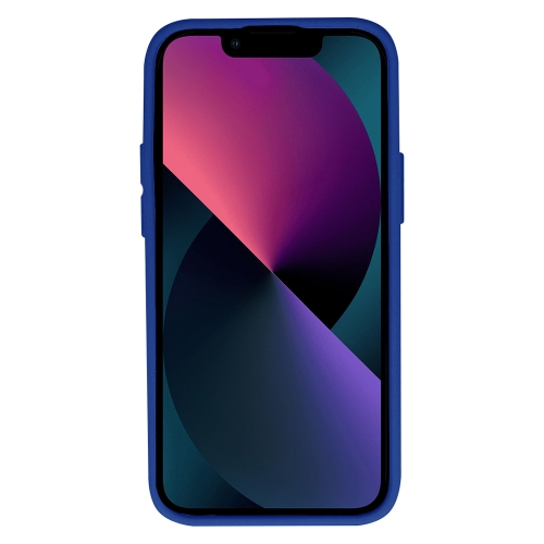 Силиконов калъф Camshield Soft за iPhone 15, Тъмно син