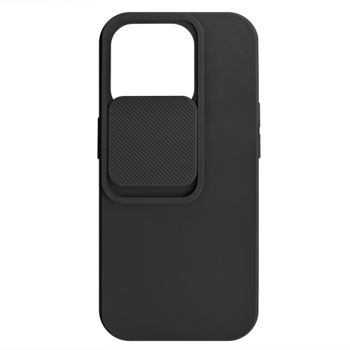 Силиконов калъф Camshield Soft за iPhone 15 Pro, Черен