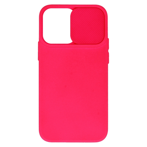 Силиконов калъф Camshield Soft за iPhone 15 Pro Max, Розов