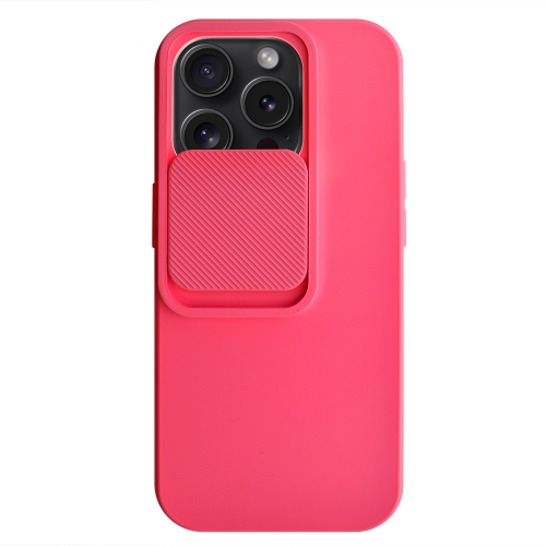 Силиконов калъф Camshield Soft за iPhone 15 Pro, Розов