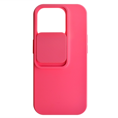 Силиконов калъф Camshield Soft за iPhone 15 Pro, Розов