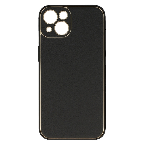Удароустойчив калъф Luxury за iPhone 15 Plus, Черен