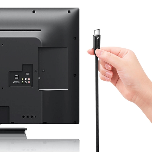 Кабел FORCELL C391, Type C - Type C, 1m, QC4.0, 5A/20V, PD100W, E-mark, 4K,Thunderbolt, 20Gbit/s, Черен