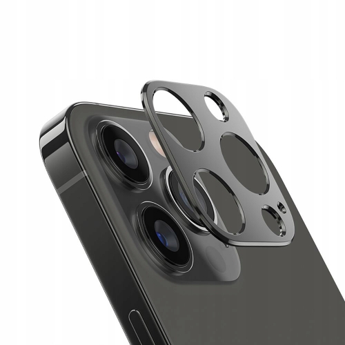 Стъклен Протектор HOFI за камерата на iPhone 15 Pro / 15 Pro Max, Черен