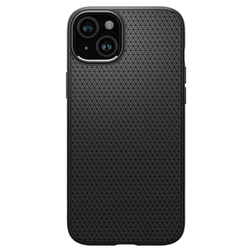 Удароустойчив Калъф Spigen Liquid Air за iPhone 15 Plus, ACS06650, Matte, Черен