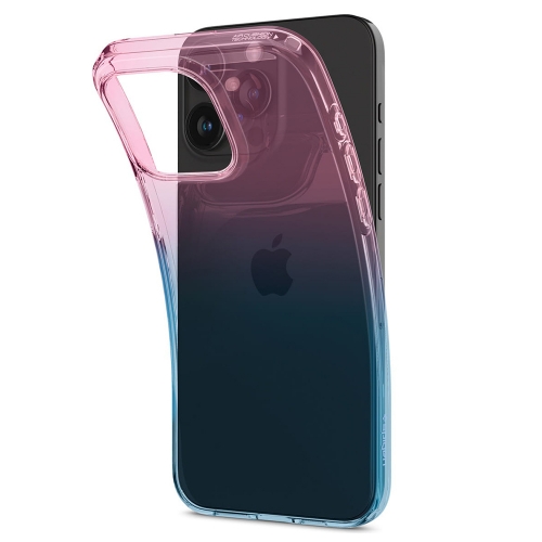 Калъф Spigen Liquid Crystal за iPhone 15 Pro, ACS06700, Розов- Син