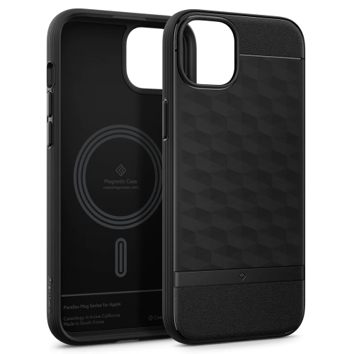 Калъф Spigen Caseology Parallax MagSafe за iPhone 15, ACS06818, Черен