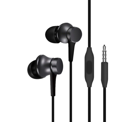 Слушалки с микрофон Xiaomi In-Ear Earphone, Jack 3.5 mm, Черен