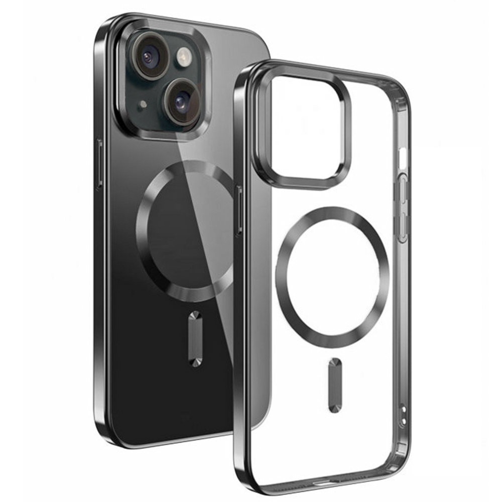 Силиконов калъф SWISSTEN Jelly за iPhone 15, Черен