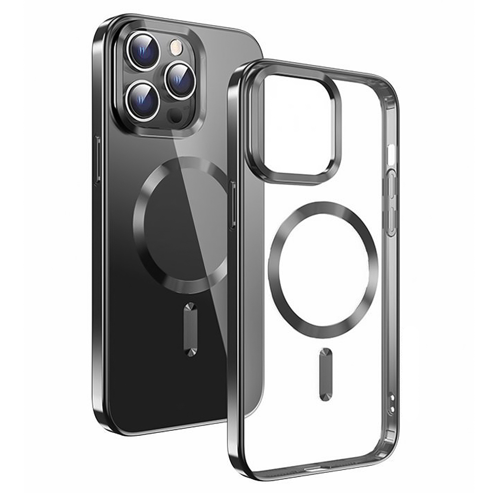 Силиконов калъф SWISSTEN Jelly за iPhone 15 Pro Max, Черен