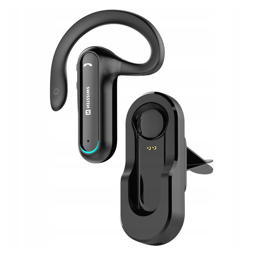 Слушалка Bluetooth Handsfree SWISSTEN Dock Earpiece, Черен