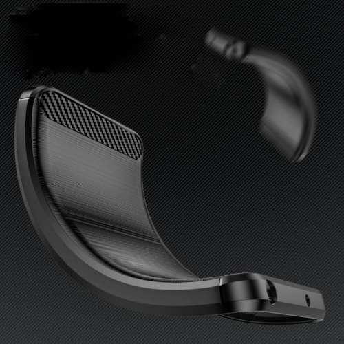 Силиконов Калъф Carbon за Motorola Moto G14, Черен
