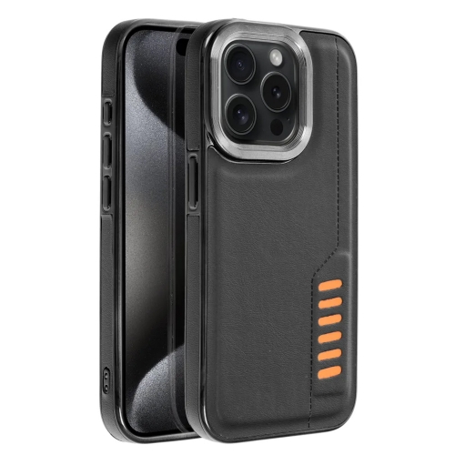 Удароустойчив калъф MILANO за iPhone 15 Pro, Черен