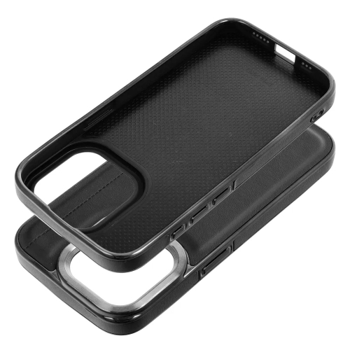 Удароустойчив калъф MILANO за iPhone 15 Pro, Черен