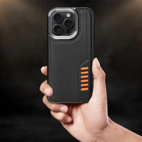 Удароустойчив калъф MILANO за iPhone 15 Pro, Черен