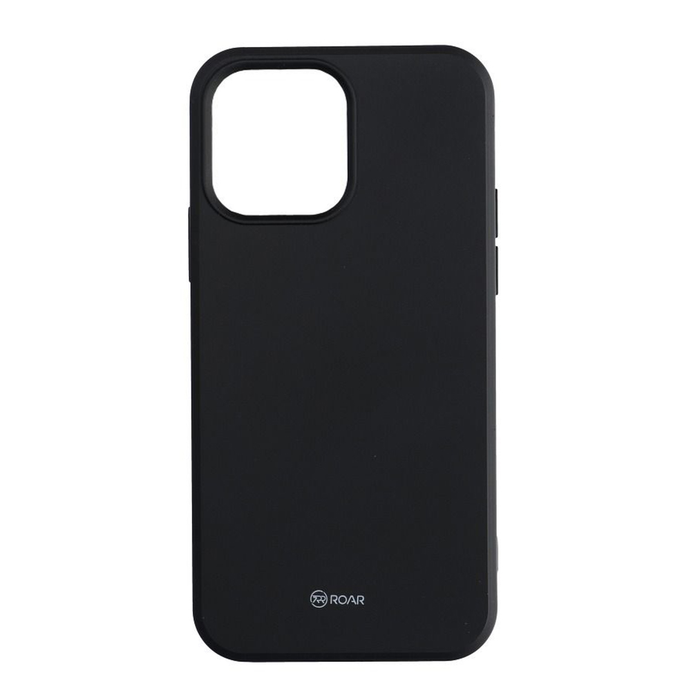 Силиконов калъф Roar Colorful за iPhone 15 Pro, Черен