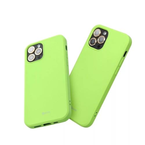 Силиконов калъф Roar Colorful за iPhone 15 Pro, Лайм