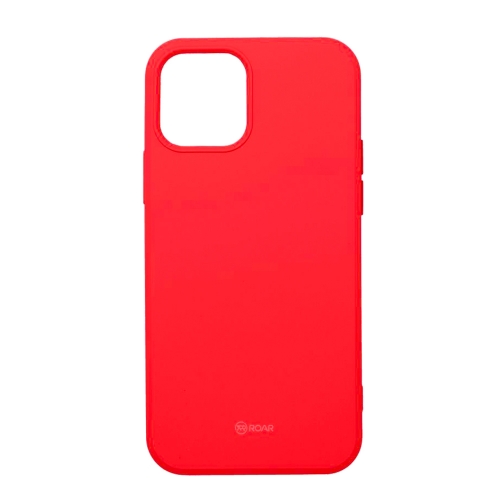Силиконов калъф Roar Colorful за iPhone 15, Тъмно розов