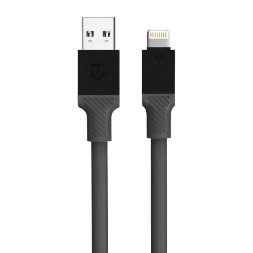 Кабел Tactical Fat Man от USB-A към Lightning, 1m, Сив
