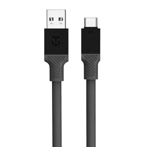 Кабел Tactical Fat Man от USB-A към USB-C, 1m, Сив