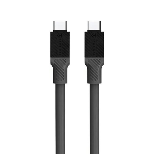 Кабел Tactical Fat Man от USB-C към USB-C, 1m, Сив