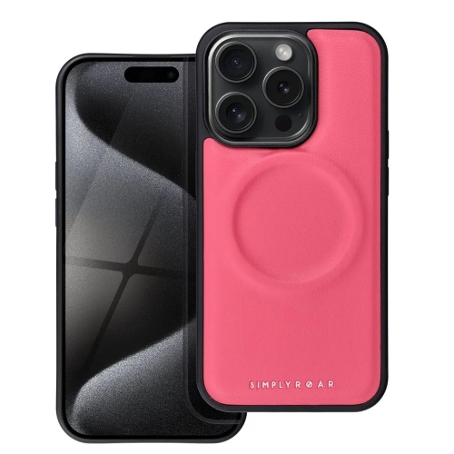 Удароустойчив калъф Roar Morning за iPhone 15 Pro, Розов
