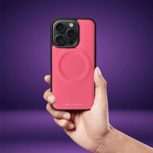 Удароустойчив калъф Roar Morning за iPhone 15 Pro, Розов
