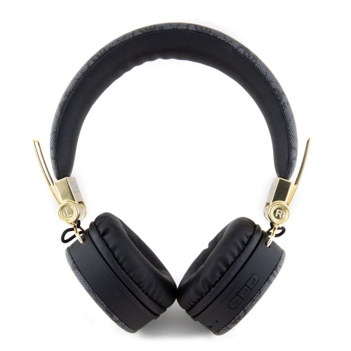 Безжични слушалки GUESS, PU 4G Metal Logo, Bluetooth, Stereo, GUBH704GEMK, Черен