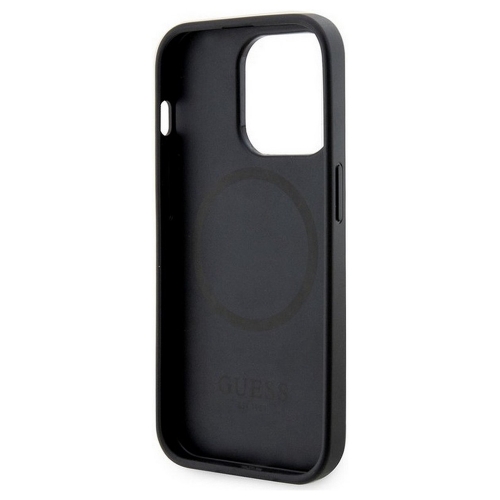 Калъф GUESS, PU G Cube MagSafe за iPhone 13 Pro, GUHMP13LHGCFSEK, Черен