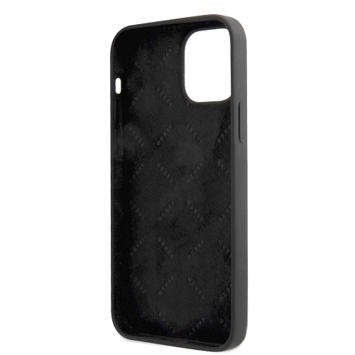 Калъф GUESS, Silicone Line Triangle за iPhone 13 Pro, GUHCP13LSLTGK, Черен