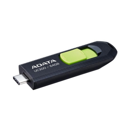 Флаш памет ADATA, 64GB, UC300,Type-C, Зелен