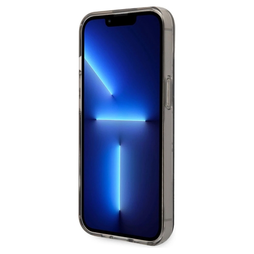 Калъф Karl Lagerfeld, Monogram Vertical Stripe за iPhone 14 Plus, KLHCP14MHKLSPCK, Черен