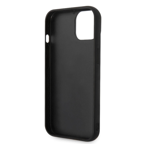 Калъф Karl Lagerfeld, Quilted Puffy Ikonik Logo за iPhone 14 Plus, KLHCP14MPSQPK, Черен